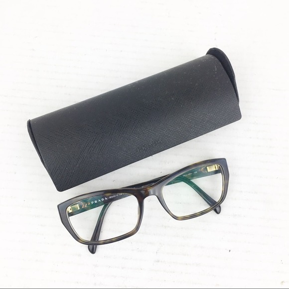 Prada Tortoise Brown & Black Glasses - Picture 1 of 6